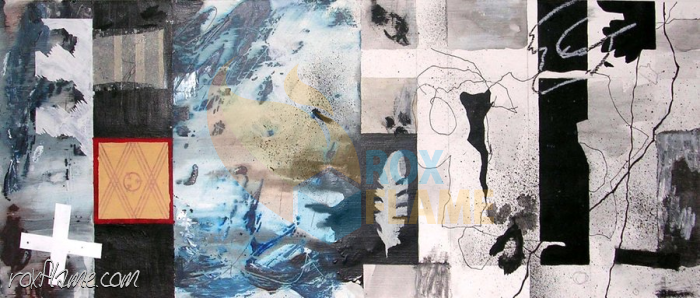 Rox Flame - Wellington New Zealand Artist - Lost at Sea - 2002